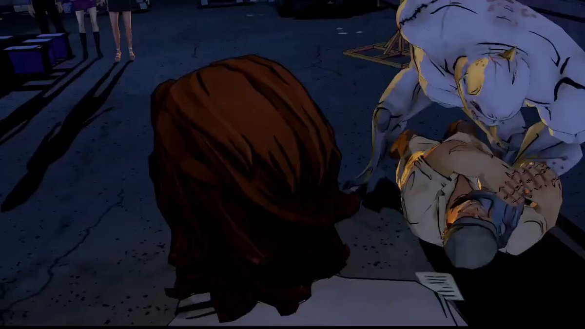 Did you know Snow White can get shot at Lilys funeral if you fail this quick time event?