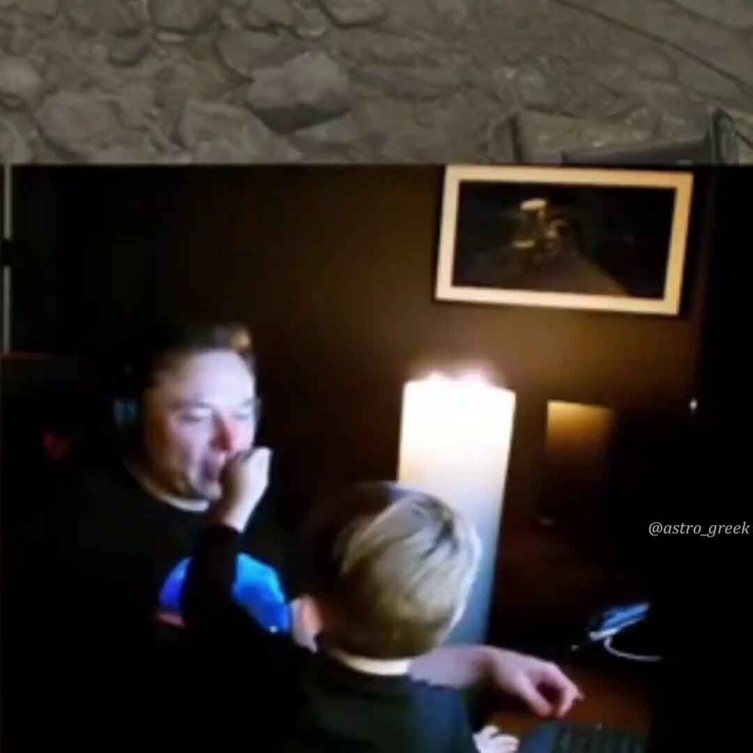 Elon and Lil X fighting over who should go to bed first 🤣