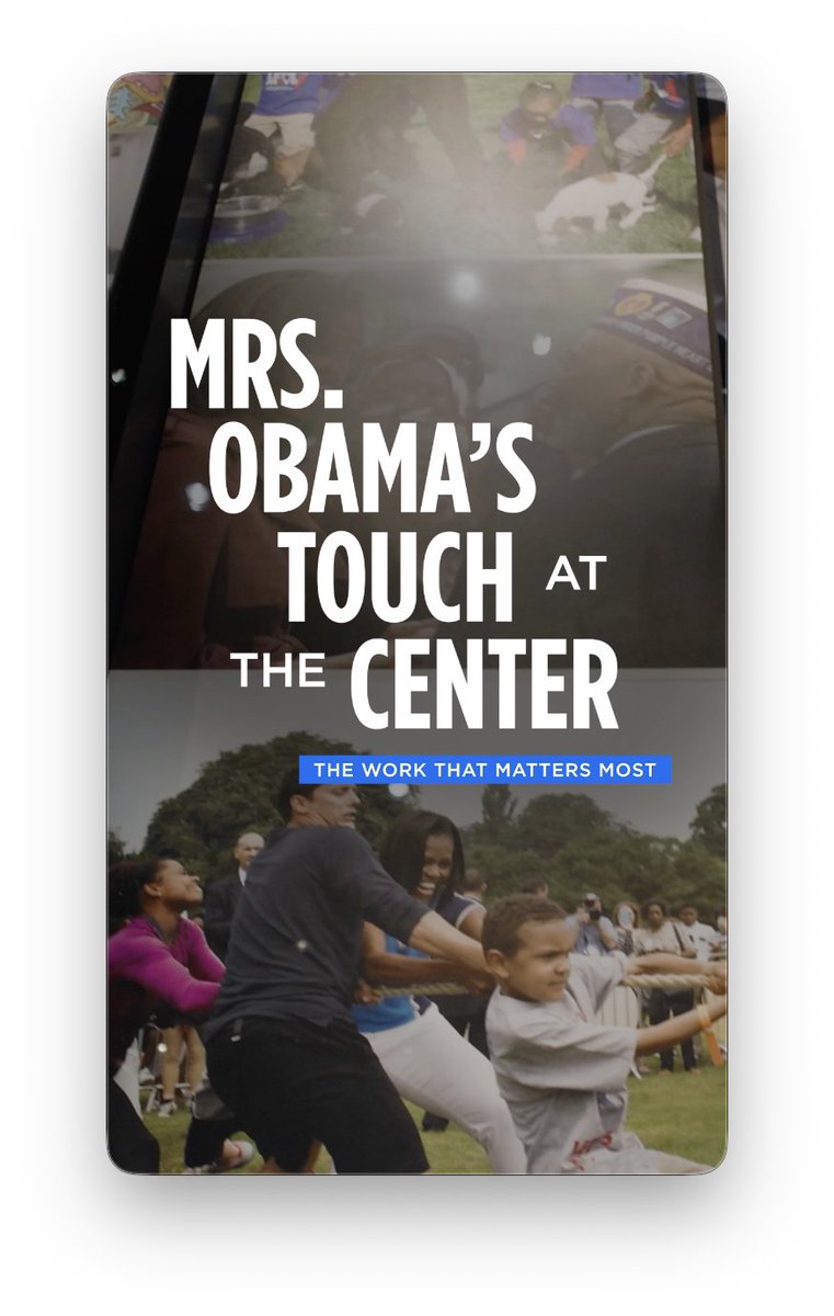 They were not just programs. They were promises. That’s what Michelle Obama says about the initiatives she focused on in her eight years as First Lady. Throughout the Obama Presidential Center Museum, visitors will encounter the four initiatives that she said served as pledges made to millions of people around the world. Recently, Mrs. Obama reflected on her White House initiatives, and explained why Let's Move!, Joining Forces, Reach Higher, and Let Girls Learn mattered: “There is so much hope, so much potential, inside every single one of us,” Mrs. Obama shared. “And I just hoped to use my platform to help more people reach theirs.” The Obama Presidential Center opens to the public on June 19 in Chicago's Jackson Park.