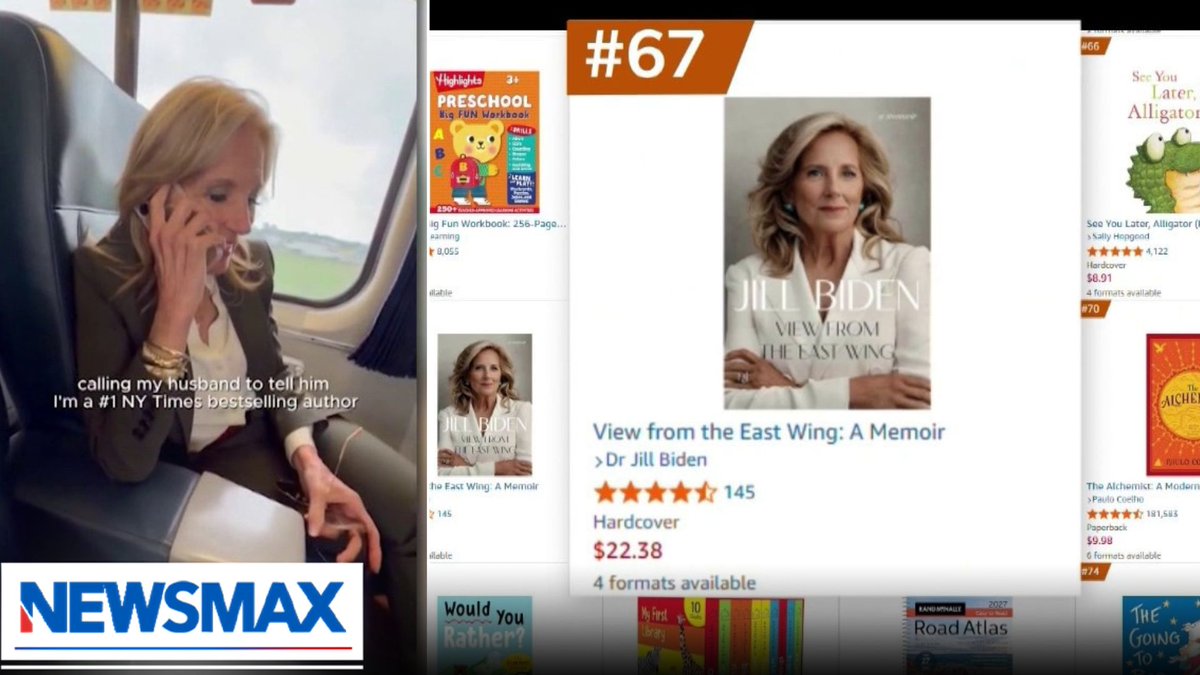 HOLD THE PHONE: “The Right Squad” questioned Jill Biden’s "bestseller" status after she celebrated hitting The New York Times bestseller list with a cringeworthy phone call to her husband, Joe Biden.