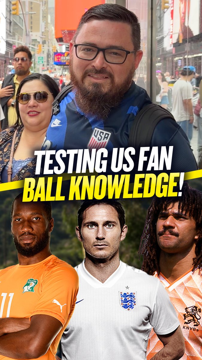 Testing an American Fans Ball Knowledge! Whatever Happens Sure won't ever let you down, official sponsor of the FIFA World Cup 2026™ Sure UK & Ireland #ItWontLetYouDown #WeAre26 #FIFAWorldCup26