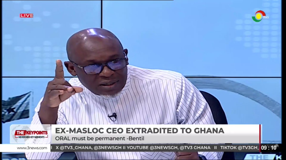 The NDC had no intention of bringing Sedina Tamakloe Ationou back, except that her absence was an impediment to the prosecution against former finance minister Ken Ofori-Atta. - Kofi Bentil, Vice President of IMANI Africa #TheKeyPoints #TV3GH