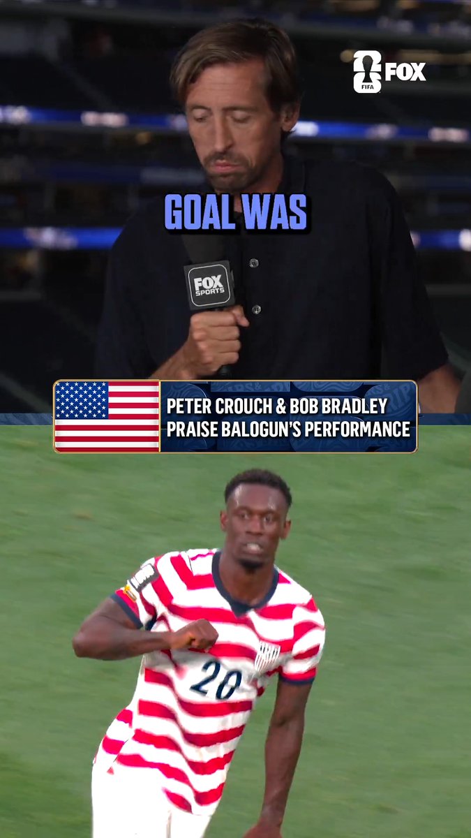Flo Balogun was unstoppable Peter Crouch and Maurice Edu on his importance for the USMNT against Paraguay