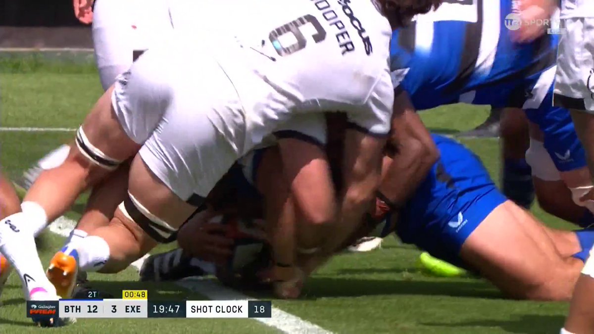 NO STOPPING THOMAS DU TOIT 😤💥 His 21st try in 52 PREM matches for Bath Rugby 🛁 📺 Stream TNT Sports with HBO Max