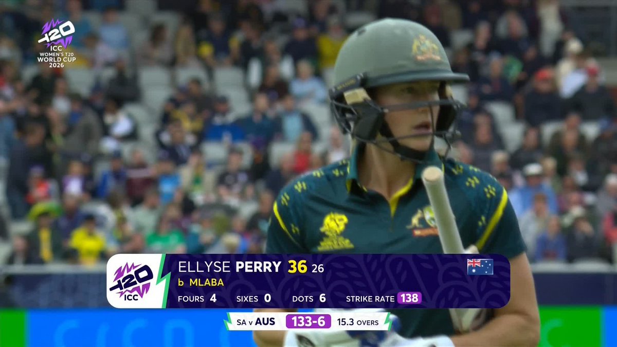 Perry departs for 36 ❌