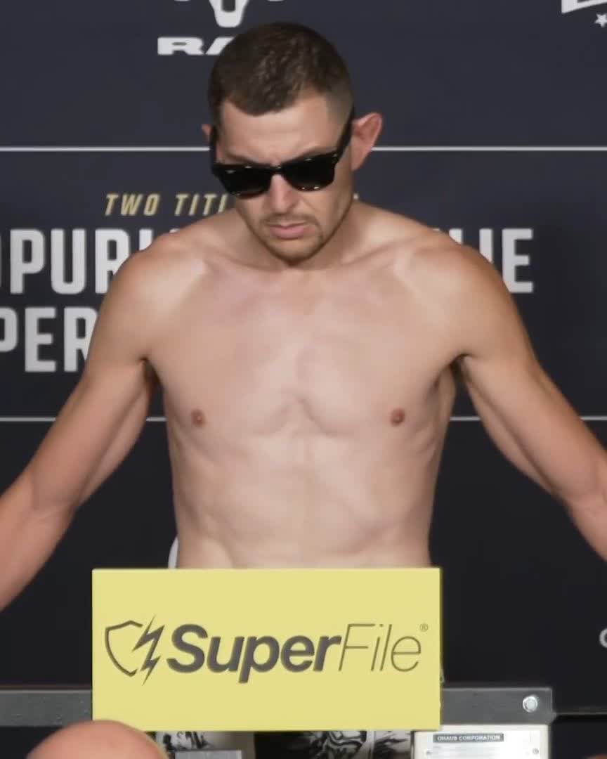 Steve Garcia weighs in at 146 lbs 😎 [ #UFCWhiteHouse | SUN JUN 14 | LIVE on @ParamountPlus | Presented by @Cryptocom &amp; Ram Trucks ]