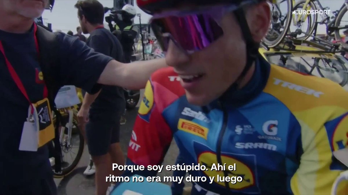 - ¿Por qué decidiste atacar en ese momento? - "Porque soy estúpido" Juan Ayuso, tras la sexta etapa del #TourAuvergneRhoneAlpes