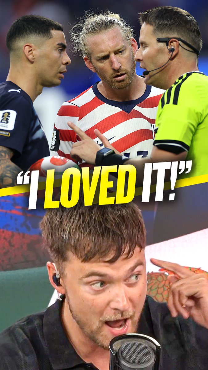 Max Scott was all for VAR's first mistaken-identity intervention last night after Miguel Almirón was caught diving against the USA! 👀 #FIFAWorldCup26 #FIFAWorldCup #WorldCup