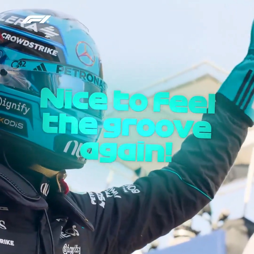 George is back in the groove 🕺 #F1 #BarcelonaGP Mercedes-AMG PETRONAS F1 Team