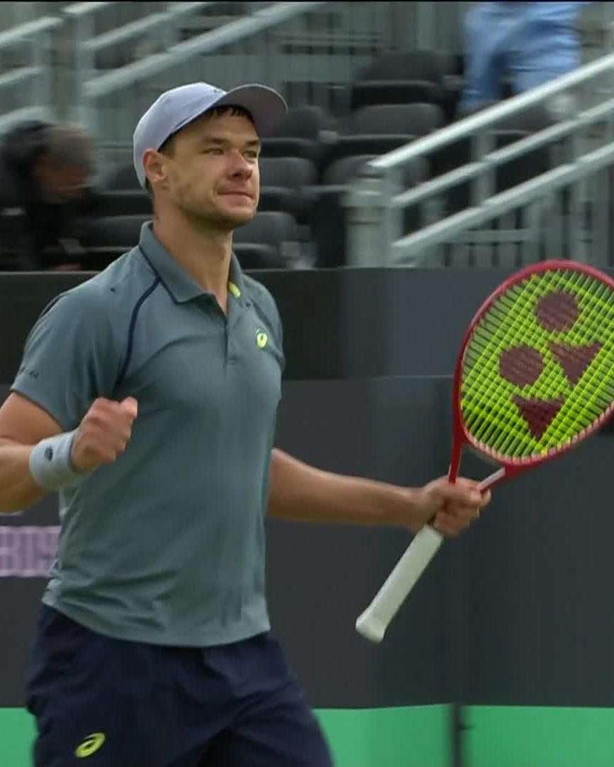MAJCHRZAK MAKES HIS MARK 💥 Majchrzak makes his first ATP tour final after defeating Daniil Medvedev 7-6 6-1! #LibemaOpen