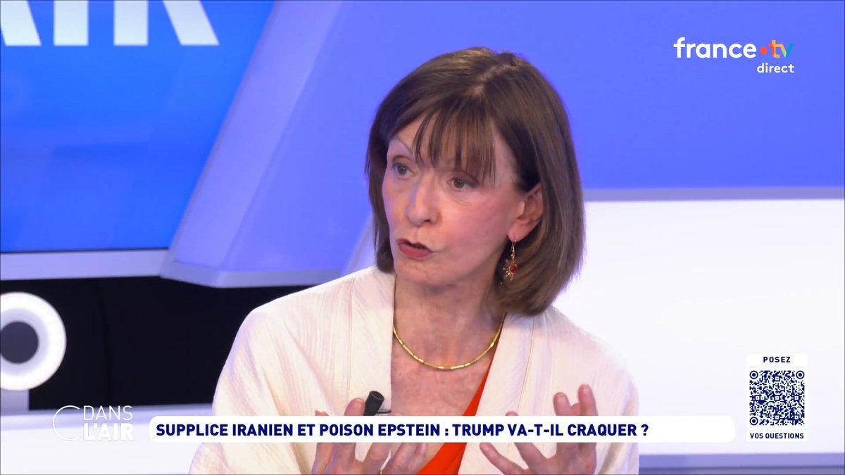 "Les Iraniens se seraient adjoints les services de deux psychiatres pour savoir gérer la personnalité erratique de Donald Trump […] Cette imprévisibilité structurelle gêne les Iraniens". Patricia Allémonière, Anthony Bellanger انطوني et David Rigoulet-Roze, dans #cdanslair