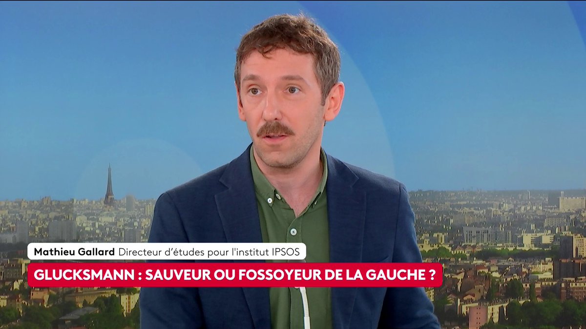 🔴🎙️ Raphaël Glucksmann : "Cette élection se jouera sur la question du vote utile", dit Mathieu Gallard, directeur d'études pour l'institut IPSOS. #ToutEstPolitique #canal16
