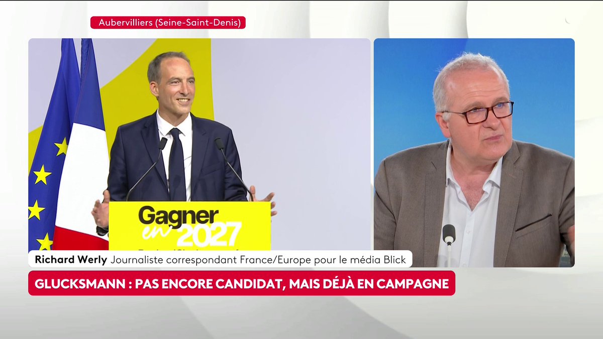 🔴🎙️ Raphaël Glucksmann : "Il va tout faire durant son début de campagne pour prouver qu'il est, justement, un homme de campagne", dit Richard Werly, journaliste correspondant France/Europe pour Blick. #ToutEstPolitique #canal16