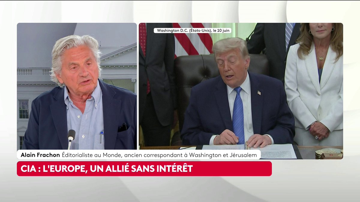 🔴🎙️ Rapport du CIA : "Le portrait que la CIA fait de l'Europe est un portrait dévastateur", révèle Alain Frachon, éditorialiste au Monde et ancien correspondant à Washington et Jérusalem. #ToutEstPolitique #canal16