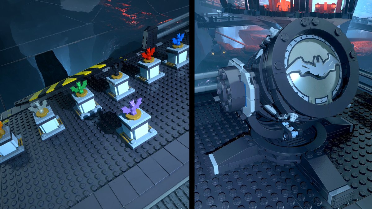 Here's a complete guide collection for all Brutal Bat Batcave trophies in LEGO Batman: Legacy of the Dark Knight, including the final Brutal Bat (Bat-Signal) trophy awarded for collecting all 7 Brutal Bats: 🟣 Brutal Bat (Amethyst) - Purple Studs: 🔵 Brutal Bat (Sapphire) - Stud Caches: 🟢 Brutal Bat (Emerald) - Bat Symbols & T-Rex: 🟡 Brutal Bat (Citrine) - Bat-Mite Shops 🔴 Brutal Bat (Ruby) - Mural Challenges: ⚫ Brutal Bat (Onyx) - Gentleman Ghost Sightings: ⚪ Brutal Bat (Diamond) - AR Trials: #LEGOBatmanGame