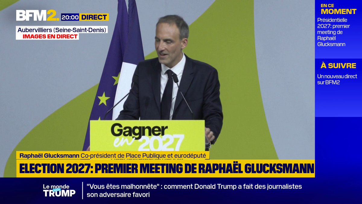 "Nous sommes progressivement redevenus une société d'héritiers. (...) Nous imposerons au coeur des débats la taxation des super-successions et des plus hauts patrimoines" promet l'eurodéputé Raphaël Glucksmann. #BFM2