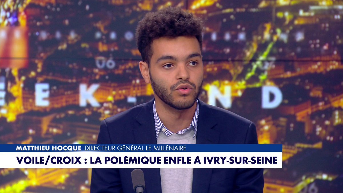 Matthieu Hocque, sur la polémique lors du conseil municipal d’Ivry-sur-Seine : «Une grande partie des élus de gauche considère que la laïcité doit être très dure contre les catholiques et très accommodante vis-à-vis de l’islam», dans #HDPros2WE