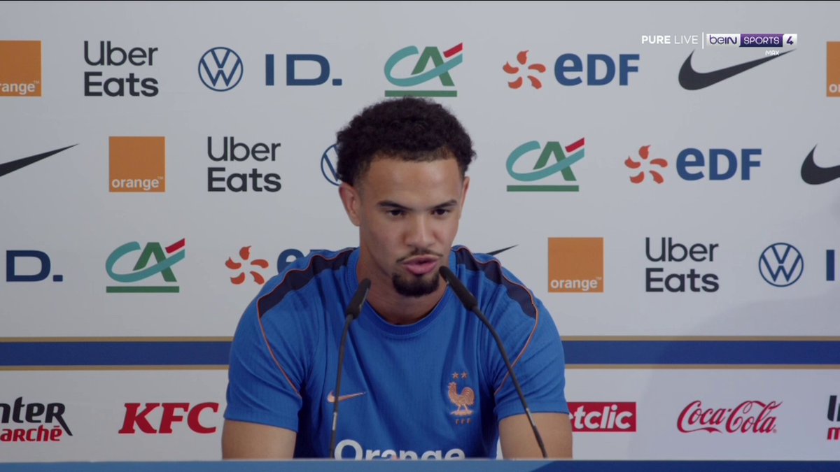 🇫🇷 Equipe de France 🗨️Zaïre-Emery : « Le coach m’a mis latéral gauche lors du dernier entraînement. Il m’a demandé si ça me dérangeait. Je lui ai dit : "Moi, il n’y a aucun souci. Si vous voulez même me mettre au but, tant que je joue, c’est avec plaisir. » #beINFWC2026