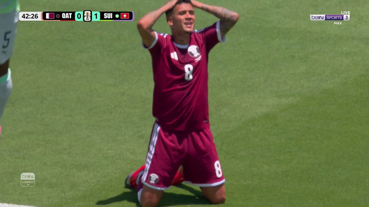 العنابي كان قريباً جداً! 😱🇶🇦 إدميلسون يصطدم بتألق كوبيل في أخطر فرص المنتخب القطري 🧤 📦 اشترك الآن 👇 🔗 📱 #كأس_العالم2026 | #مونديال2026 | #كأس_العالم #beINWC26 | #FIFAWorldCup2026 | #FIFAWorldCup