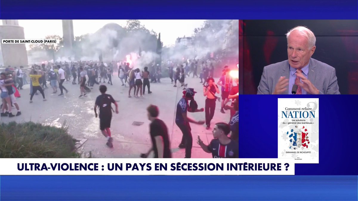 Ultra-violence chez les jeunes : pour Emmanuel de Richoufftz, il faut mettre les armées dans certains quartiers, dans #100Politique Toute l'info est à retrouver sur