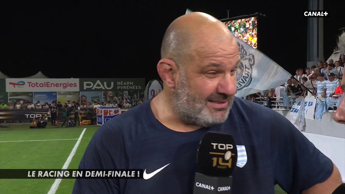 "DÉJÀ LE VÉLODROME C'EST LA CLASSE, ET TOULOUSE C'EST LA CLASSE AUSSI" 😎 Patrice Collazo ému par la qualification du Racing en demi-finale 🎙️ #SPR92