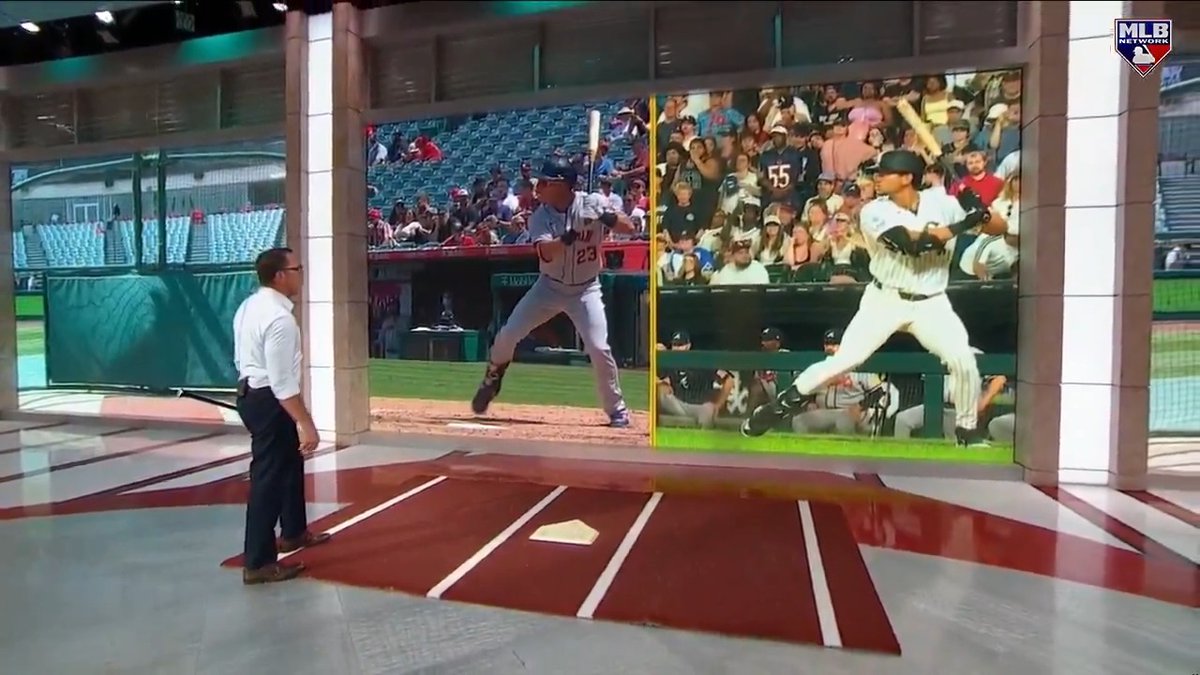 .Braden Montgomery = Michael Brantley 🤔 DeRo thinks the White Sox rookie's batting stance reminds him of the 5-time All-Star!