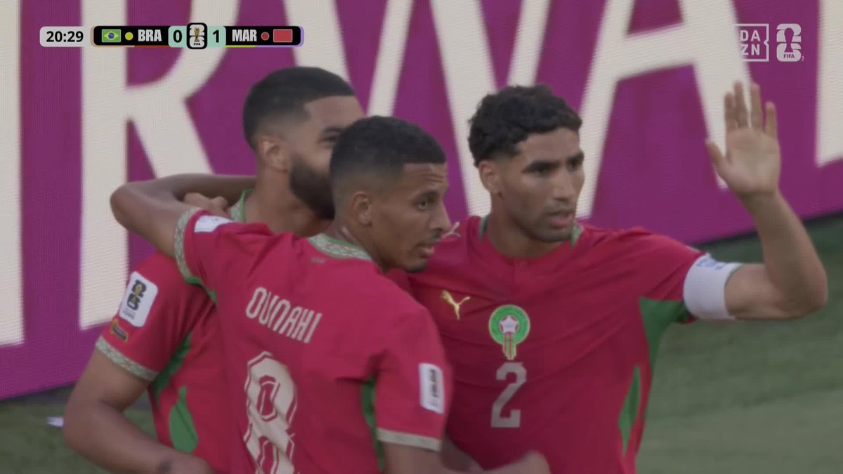 BRAHIM SACÓ LA VARITA 🎩 ¡Y SAIBARI HACE SOÑAR A MARRUECOS! 🇲🇦 LA QUIEREN LIAR EN ESTE MUNDIAL... Y ESTE GOL A BRASIL SOLO ES EL PRINCIPIO 🔥 #DAZNMundial