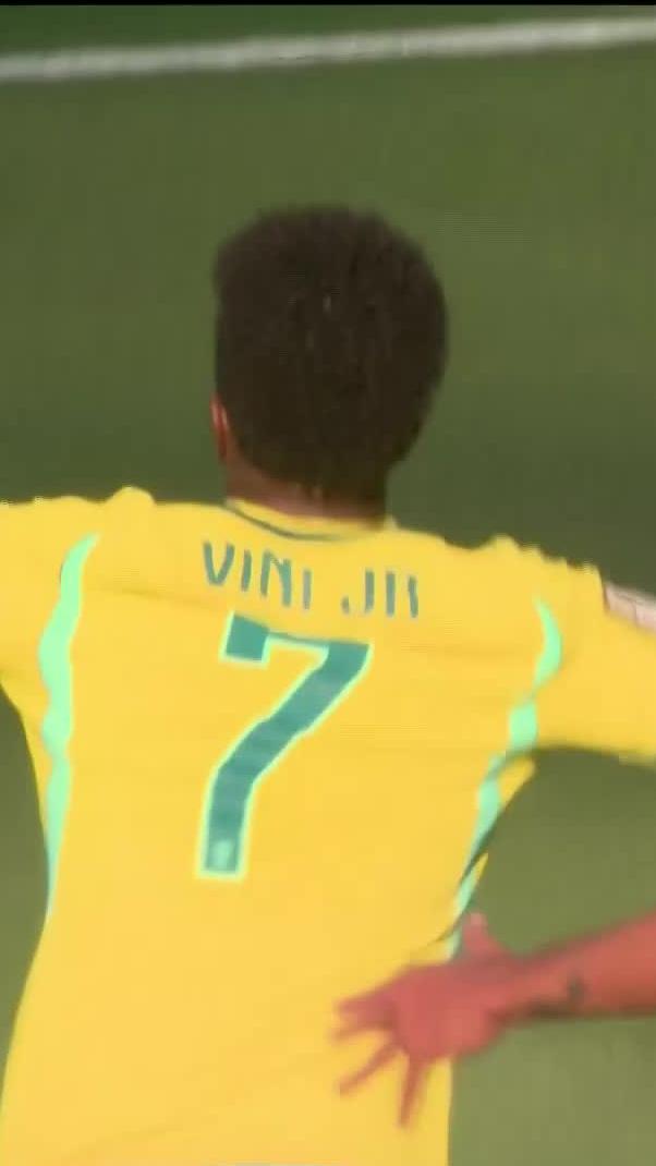 Vinรญcius Jr marks his 50th cap for Brazil in style ๐คฏ๐ง๐ท An early contender for Goal of the Tournament ๐คฉ๐ ๐บ Stream #FIFAWorldCup2026 on DStv: #DStvFIFAWorldCup2026 | #EverythingCanWait