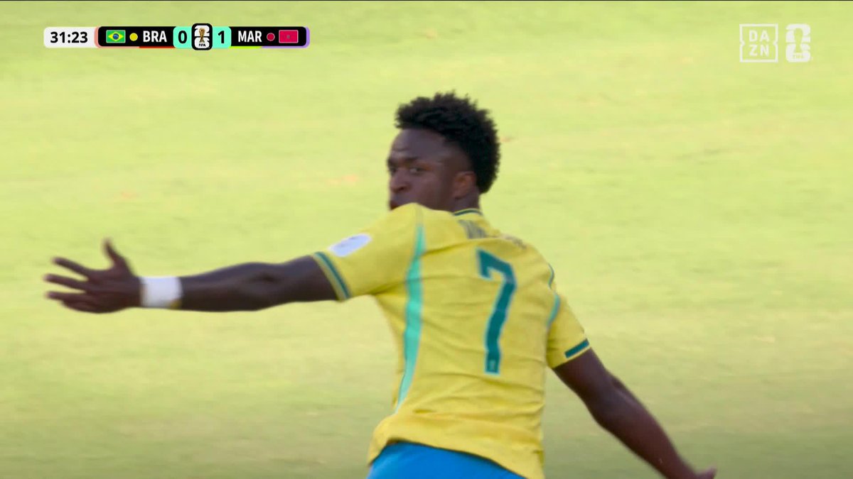 ヴィニシウス・ジュニオール🇧🇷が右足一閃! サッカー王国が個の力でゴールをこじ開ける⚽️ 🏆️#FIFAワールドカップ グループC 🆚ブラジル×モロッコ 📱#DAZN ライブ配信中 #本気で楽しむならDAZN #ネスカフェ #アイスブレンド ネスカフェ(NESCAFÉ)