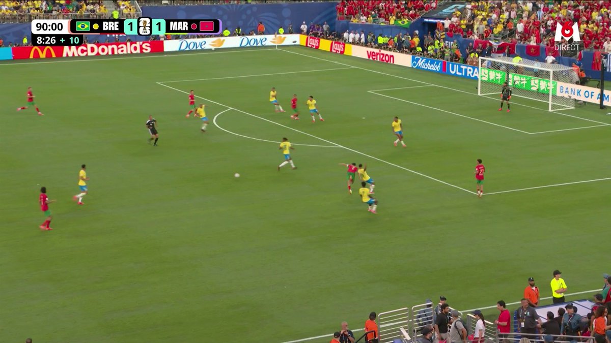 QUEL ARRÊT D'ALISSON QUI SAUVE LE BRÉSIL À LA 99E MINUTE DE JEU !!!!!!!!! LE MAROC ÉTAIT TOUT PROCHE DE PRENDRE L'AVANTAGE !!! 🤯 🎥 M6 - Coupe du Monde de la FIFA 2026™