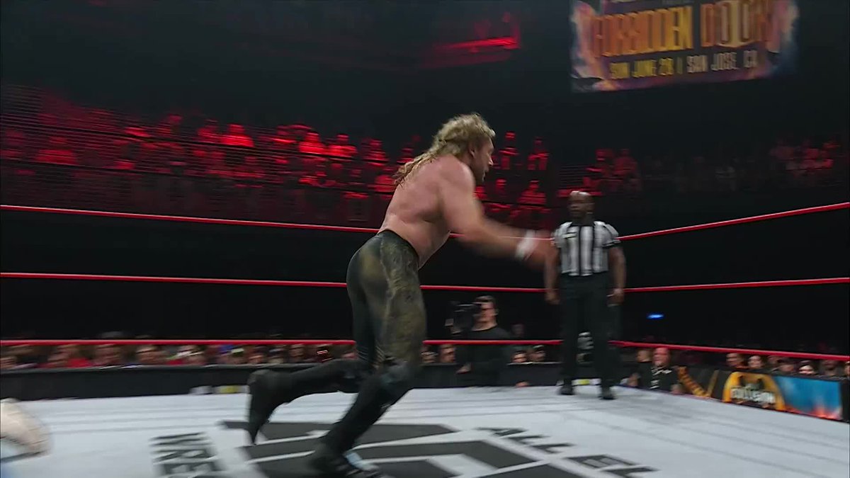 V TRIGGER! KATAYOKU NO TENSHIIIIIIII KENNY OMEGA WITH THE WIN OVER BAD DUDE TITO #AEW #AEWCollision