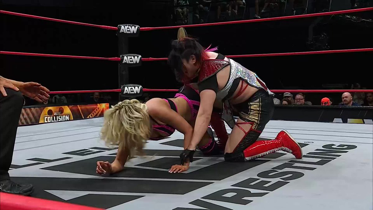 With a submission victory, @ShidaHikaru has punched her ticket to the TBS Title Survival of the Fittest Match on July 1st! Watch #AEWCollision on TNT & HBO Max