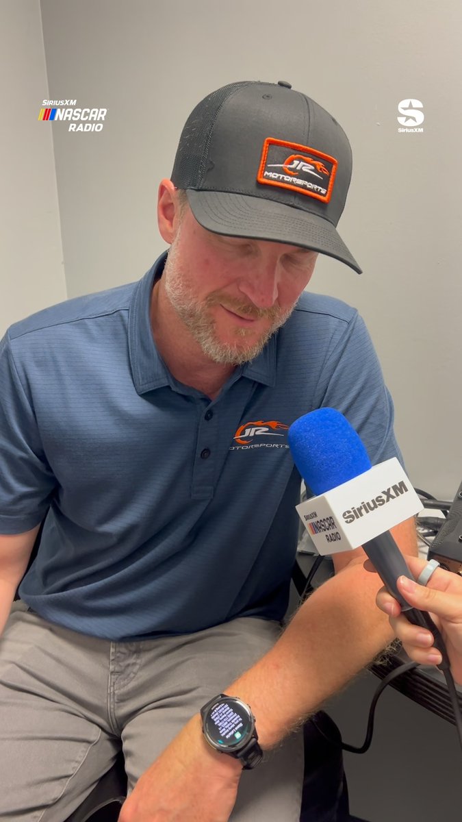 🥹 Dale Earnhardt Jr. and his daughter Nicole made a core memory post-race celebrating with Justin Allgaier. 🏁 "We went out there, hopped in, went for a ride and she loved it. More from Junebug on the No. 7's fifth win of 2026 ⬇️ "I think he's a better racecar driver than we maybe thought."