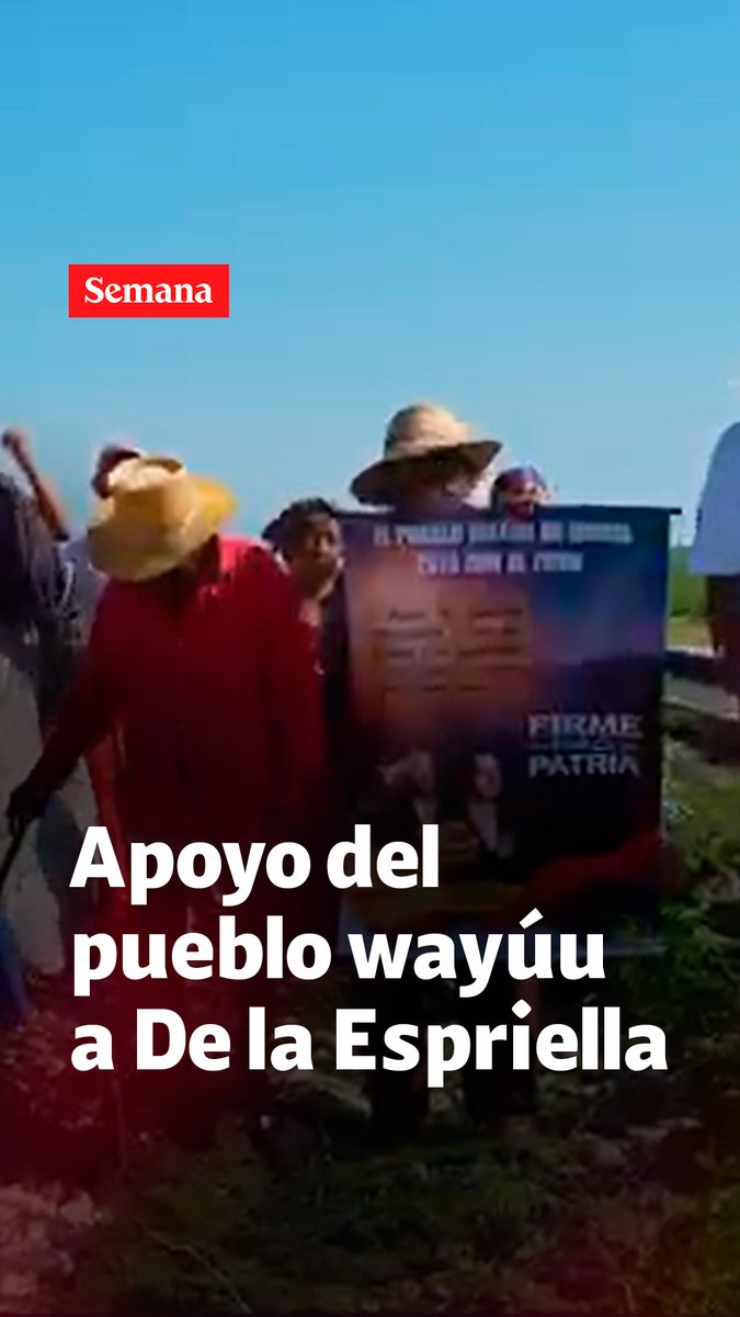 Mensajes de apoyo del pueblo wayúu a Abelardo de la Espriella: "Por el derecho a la vida y a la educación, el pueblo wayuu está con el tigre".