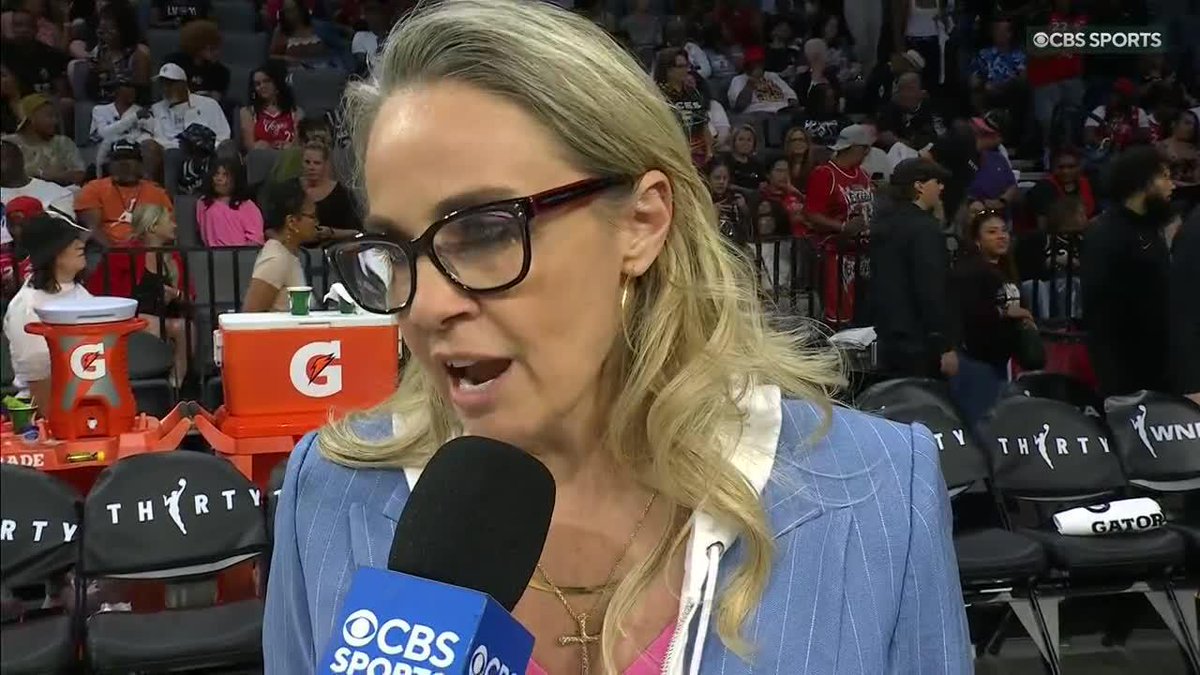 "We gotta get it in gear defensively, not happy with that end." Becky Hammon told Tiffany Blackmon she's pleased with her team's offense but wants the Aces to pick it up defensively.