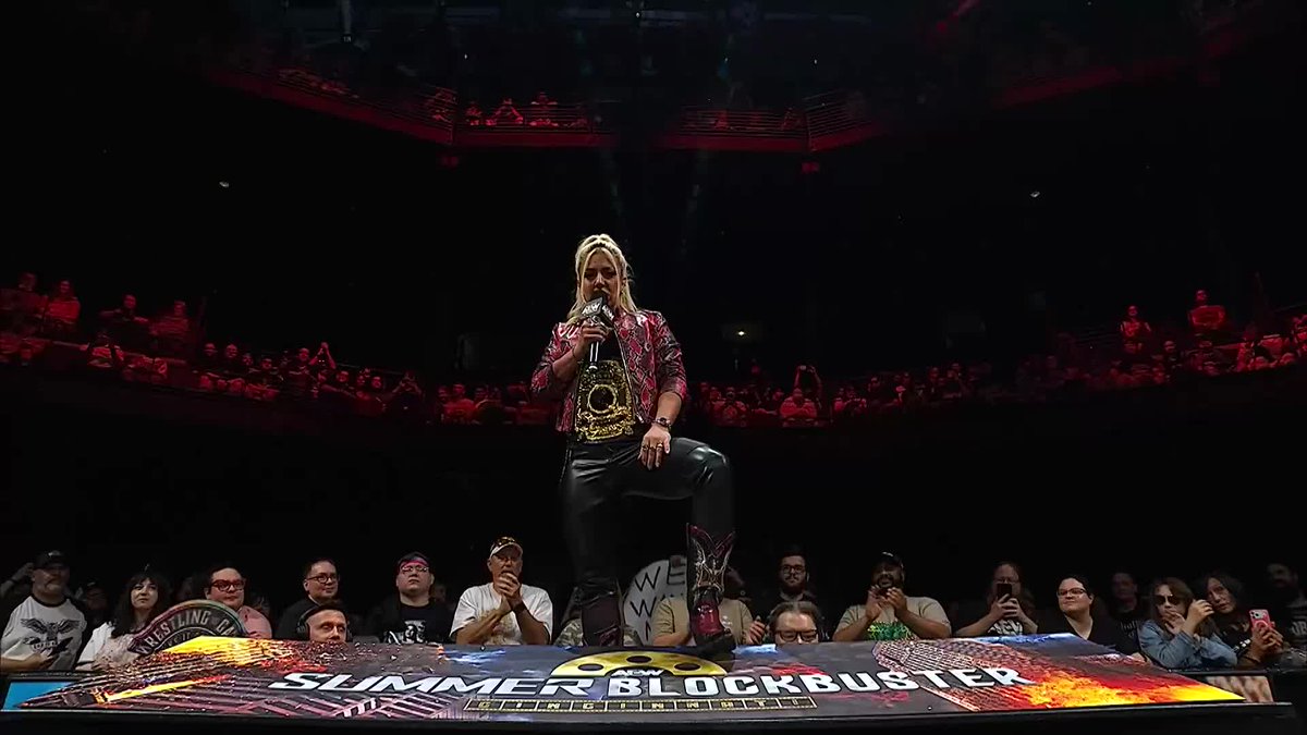 "STARDOM. You had me. You FIRED me, but baby look at me now!" AEW Women's World Champion @Toxic_Thekla sends a challenge to the スターダム✪STARDOM locker room for #ForbiddenDoor! Watch #AEWCollision on TNT & HBO Max