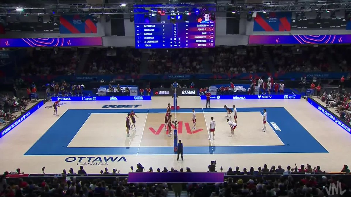 #VNL2026 ITALY 🇮🇹 AT FULL STEAM! The Azzurri overpowered Türkiye 🇹🇷 in straight sets to secure their second win of the tournament 🔥 ➡️ Sani was the top scorer of the match with 15 points. 📺 Catch the action on VBTV: #BePartOfTheGame #volleyball #VNL