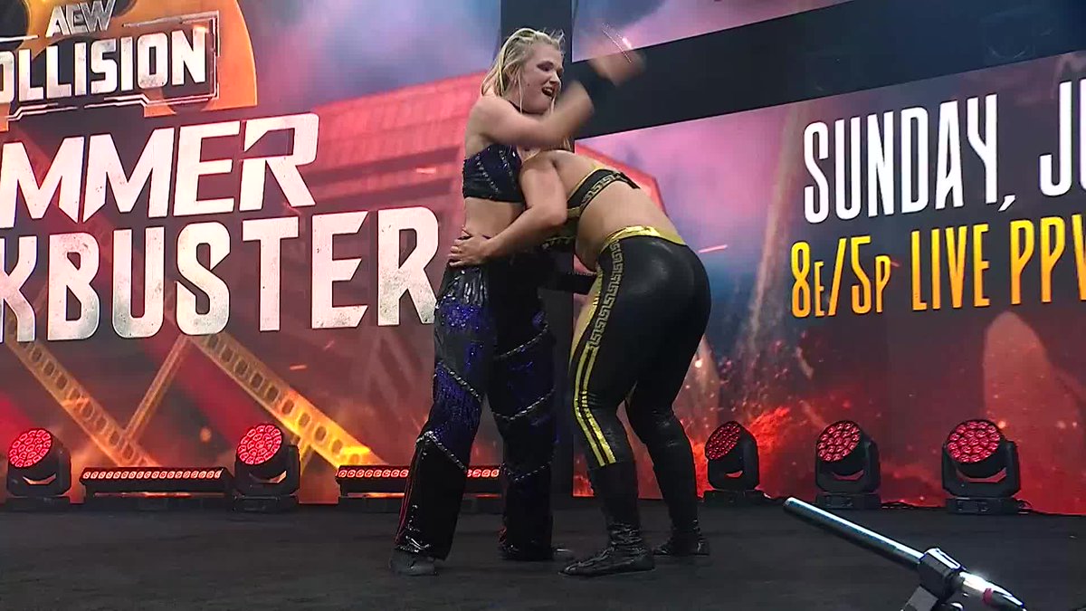 POWERSLAM ON THE ENTRYWAY! Watch #AEWCollision on TNT &amp; HBO Max