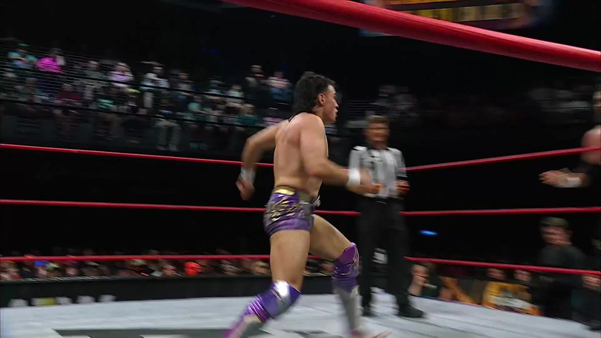 Sweep the leg, Speedball Mike Bailey! Watch #AEWCollision on TNT & HBO Max