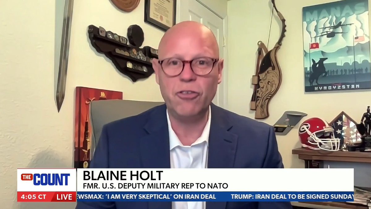 IRAN WARNING: Retired U.S. Air Force Brig. Gen. Blaine Holt joined "The Count" to break down President Trump’s expected Iran peace deal, warning that until the IRGC is neutralized, America and Israel could still face serious threats.