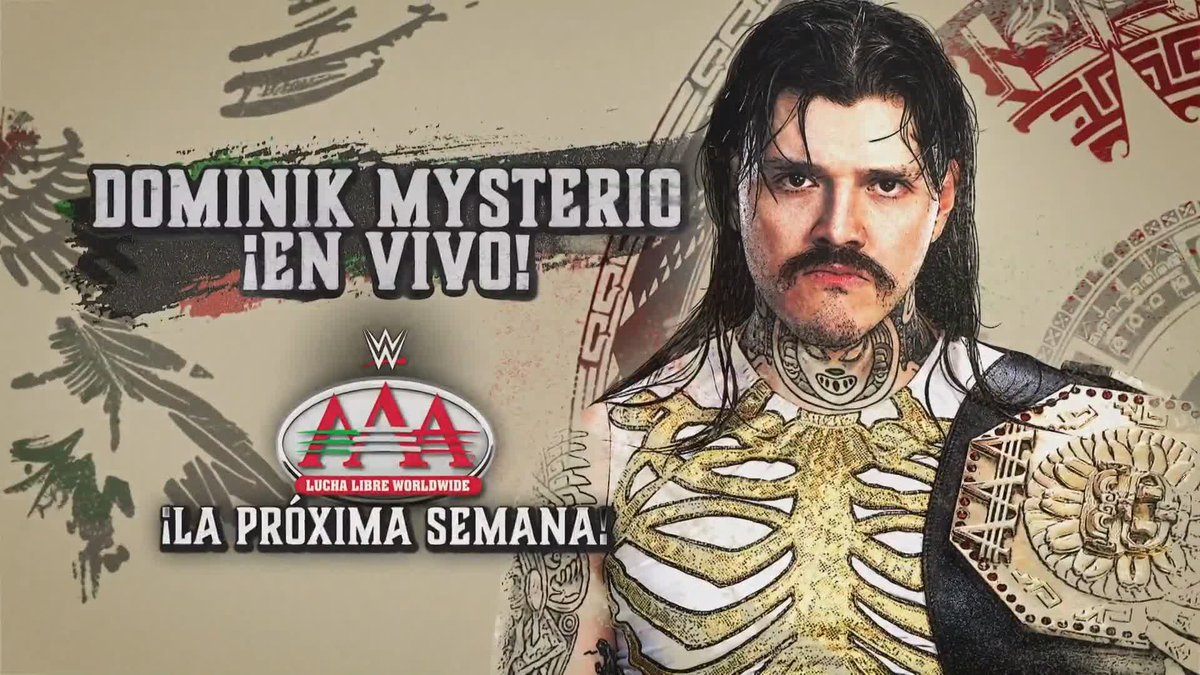 La próxima semana desde MÉRIDA ☀️ -El regreso de El Grande Americano -Dominik Mysterio -Anuncio del Gerente General de AAA: Rey Mysterio #AAAenFOX