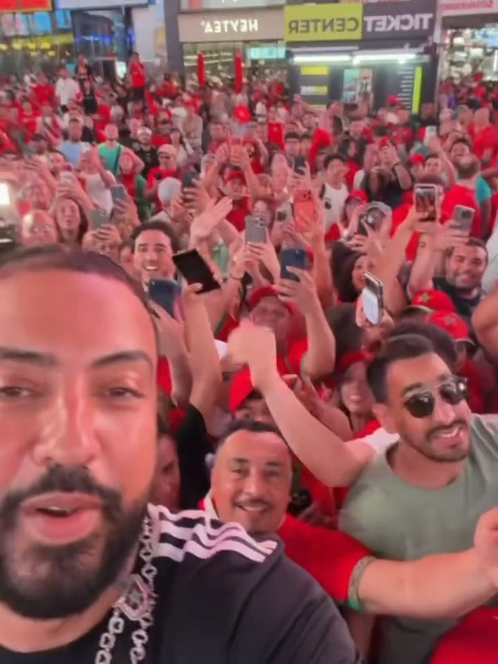 🔥 MOROCCAN TAKEOVER ! REPORTING LIVE FROM POPULATION 🇲🇦🇲🇦🇲🇦 WORLD CUP ENERGY 🏆🏆 🗽