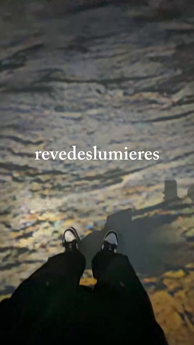 #revedeslumieres 没入感凄いです 100台以上のプロジェクター使ってるらしい… 音楽もとても良かった