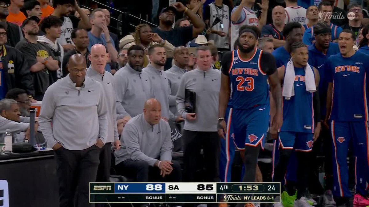 KAT fouls out with under two minutes left in Game 5.
