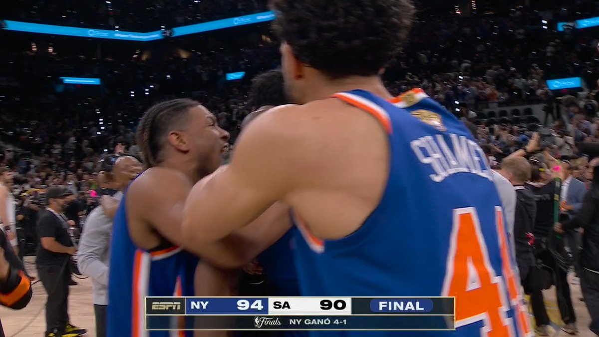 ¡SE TERMINÓ LA SEQUÍAAAAA! 🏆 ¡NEW YORK KNICKS SON CAMPEONES DE LA NBA! 😭