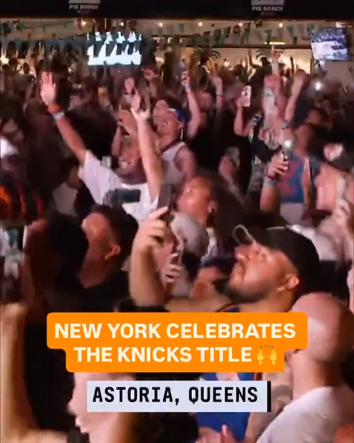 EVERY BOROUGH IS GOING CRAZY FOR THE KNICKS CHAMPIONSHIP. 🗣️