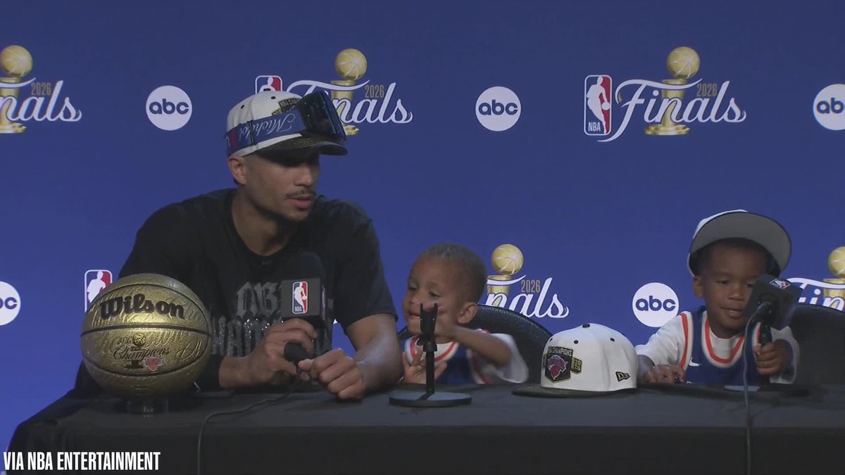 "We don't really talk about it, but the weight of that jersey. The expectations, the pressure of that jersey. Right now, it's the lightest it's ever felt." Josh Hart talks about his emotions after winning the NBA Finals: