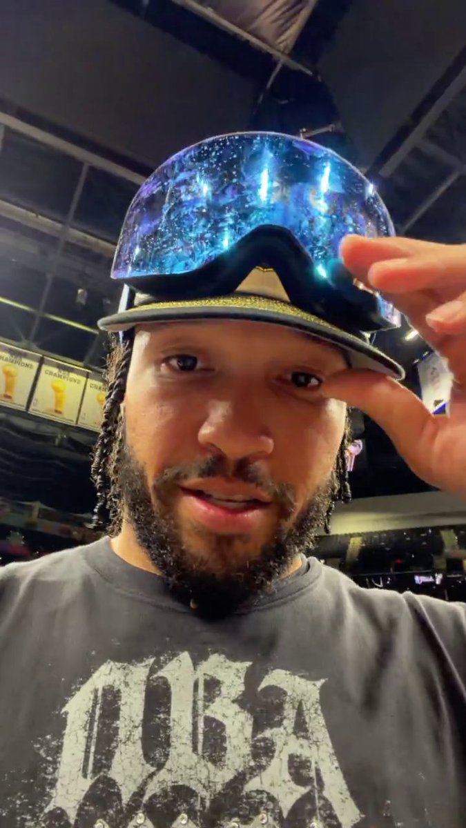 "Delete that." Jalen Brunson checking in after becoming an NBA champion. We couldn't delete this one ๐