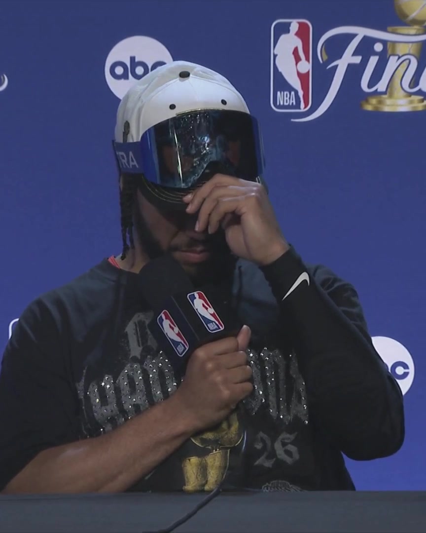 Jalen Brunson says he was emotional for 5-10 minutes after the Knicks won the title