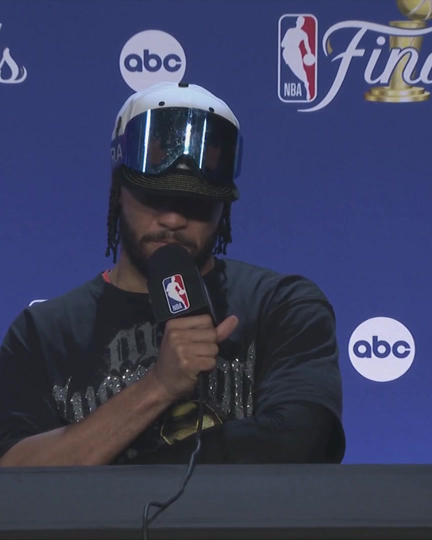 Jalen Brunson was asked what it took for the Knicks to win the championship and for him to drop 45 points tonight: "Everything."